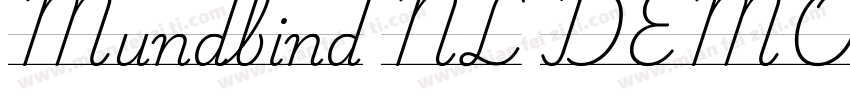 Mundbind NL DEMO Regular字体转换